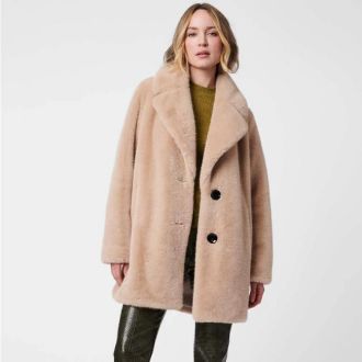 Bernardo City Chic Faux Fur Coat