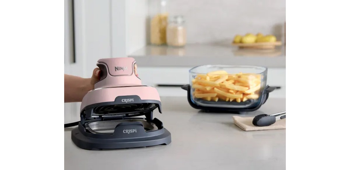 Ninja Crispi™ 4-in-1 Portable Glass Air Fryer Cooking System Pink