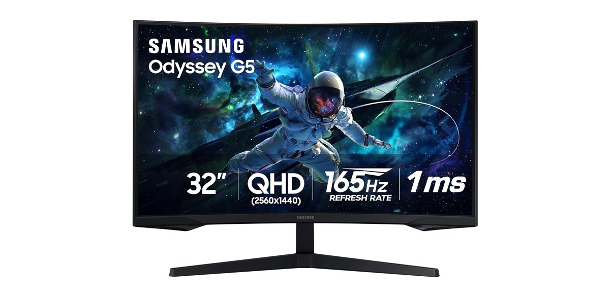 SAMSUNG 32” Odyssey G55C Series QHD 1000R Curved Gaming Monitor SAMSUNG 32” Odyssey G55C Series QHD 1000R Curved Gaming Monitor