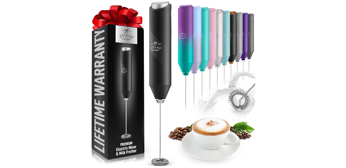 Zulay Kitchen Powerful Milk Frother Wand Zulay Kitchen Powerful Milk Frother Wand