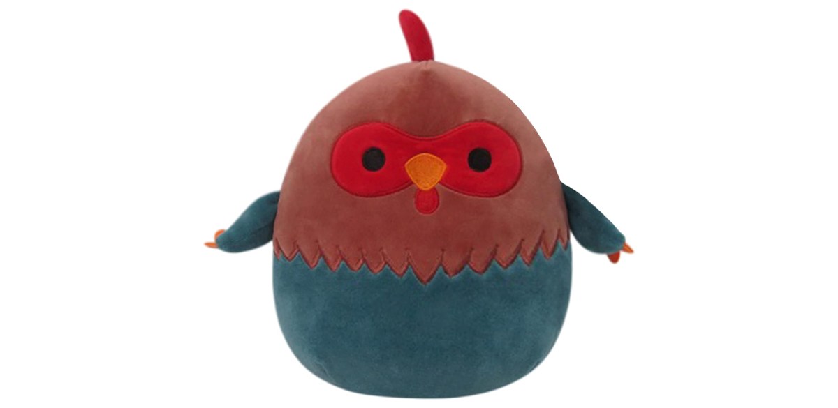 Squishmallows 8-Inch Reed Red and Blue Rooster Squishmallows 8-Inch Reed Red and Blue Rooster