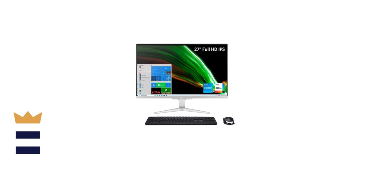 Acer Aspire C27 AIO Desktop Computer With 27-Inch HD IPS Display