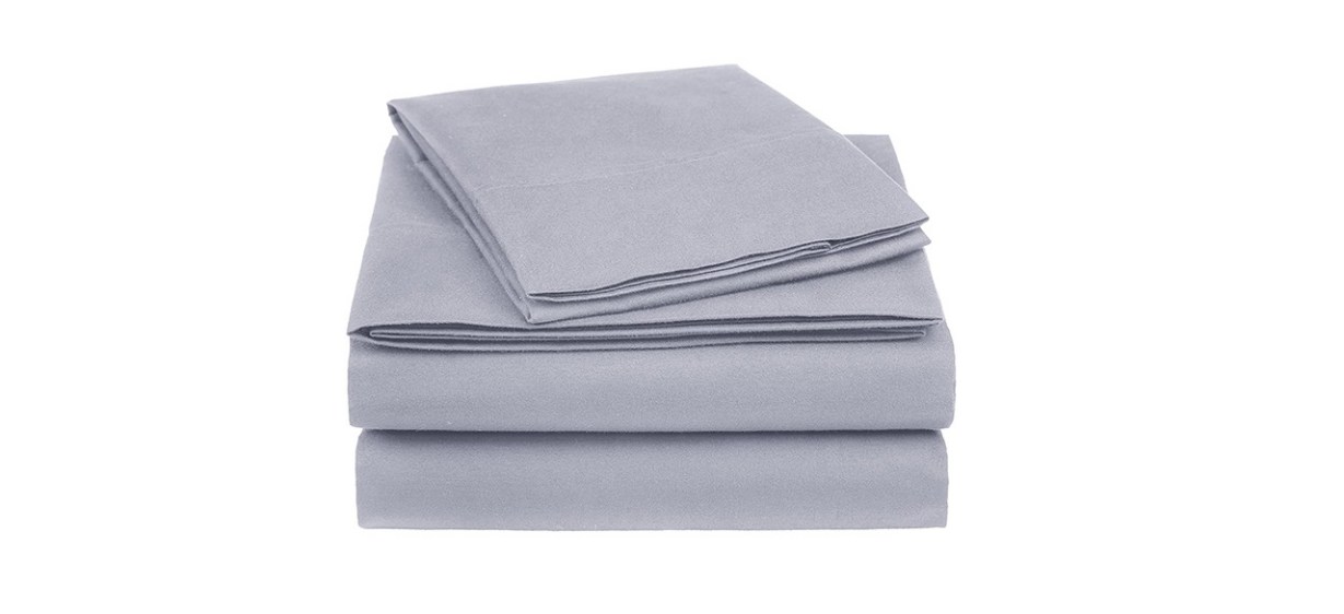 Amazon Basics Essential Cotton Blend Bed Sheet Set