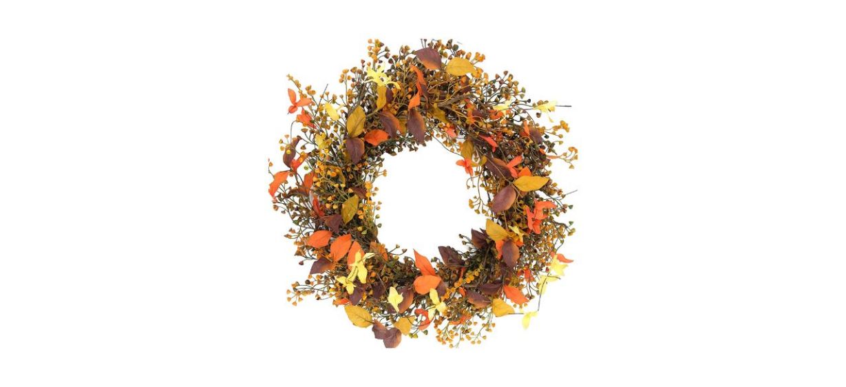 Best Idyllic 18-Inch Autumn Wreath
