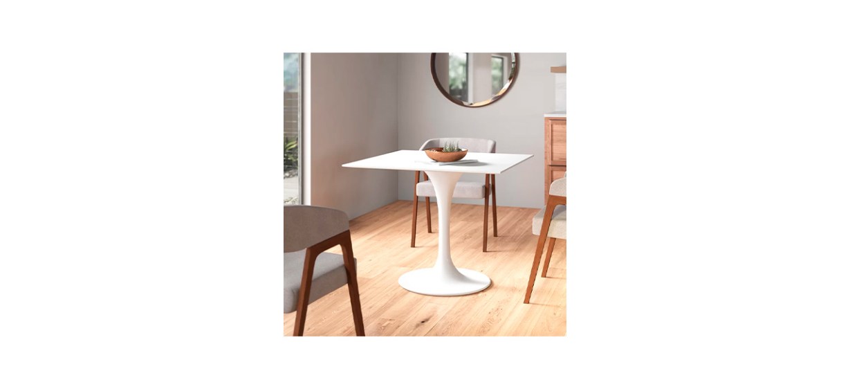 Best Wade Logan Adreille Pedestal Dining Table