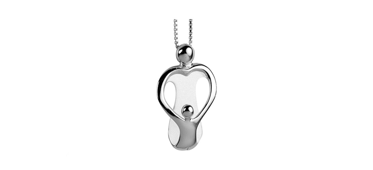 Loving Family Heart-Shaped Pendant Loving Family Heart-Shaped Pendant