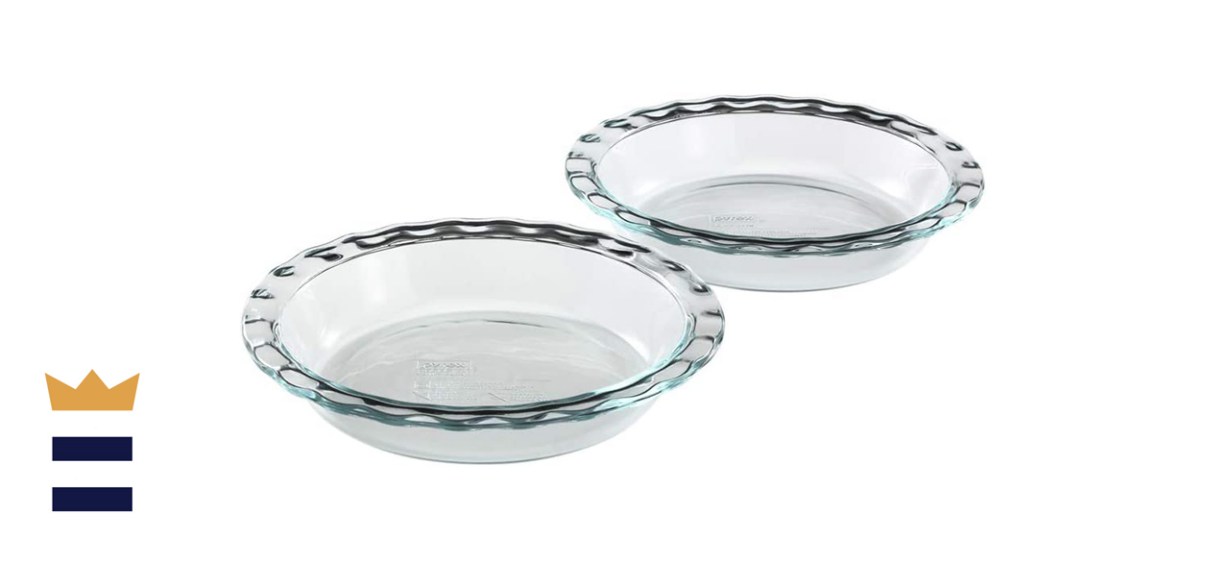 Pyrex Easy Grab Glass Pie Plate