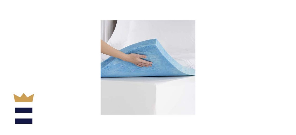 Sleep Innovations 4-inch Dual Layer Gel Memory Foam Mattress Topper