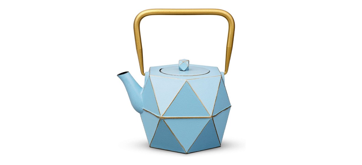 Toptier Cast-Iron Diamond Design Teapot