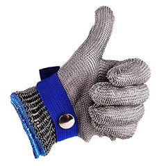 cleanpower Safety Cut Proof Stab Resistant 316L Stainless Steel Wire Butcher Glove