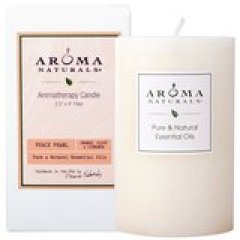 Aroma Naturals Peace Pearl Pillar Candle