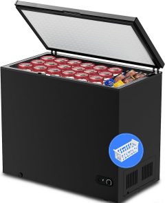 Kismile 7.0 Cubic Feet Chest Freezer with Removable Basket