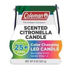 Coleman Color-Changing LED Outdoor Citronella Candle