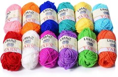 LIHAO Mini Yarn for Knitting