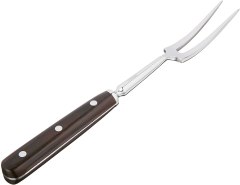 Mercer Culinary Praxis Wood Handle 12 1/4-Inch Forged Fork