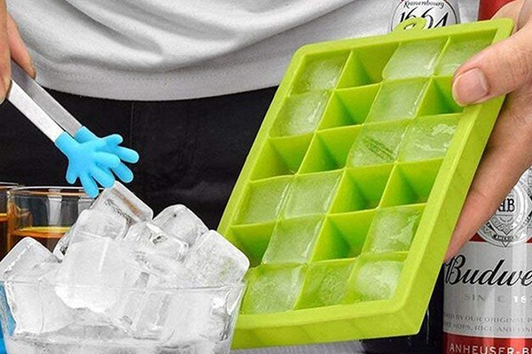 TrueZoo U Ice of A, BPA-Free Silicone Ice Cube Tray, USA Ice Mold