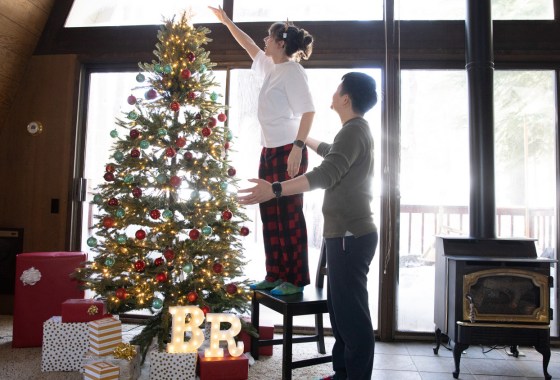 Decorating for Christmas early can make you feel happier