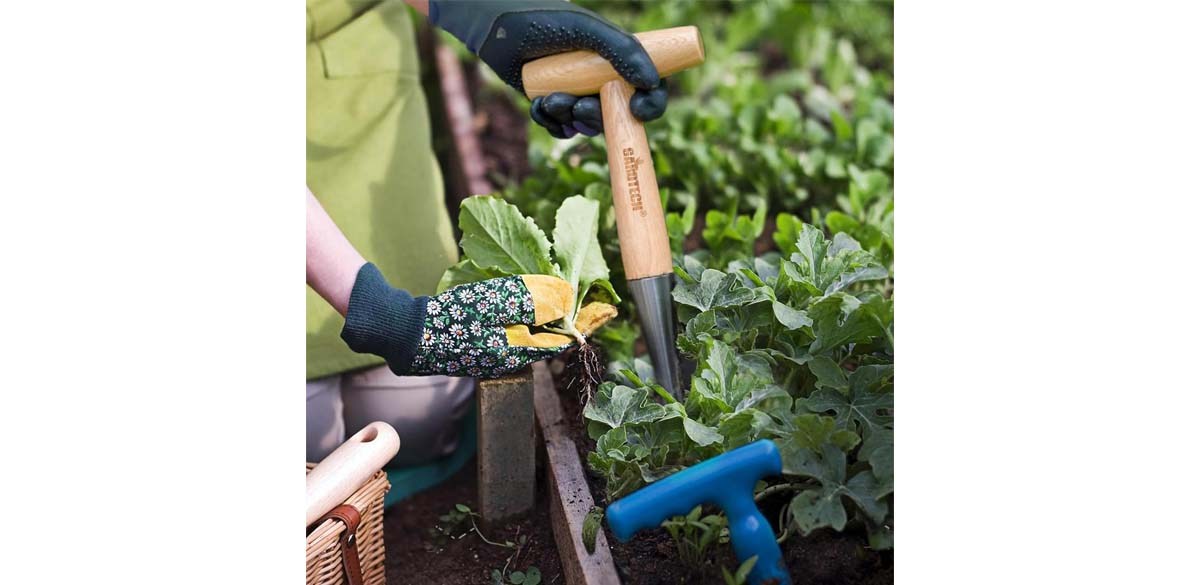 Gardtech Hand Dibber with Wooden Handle