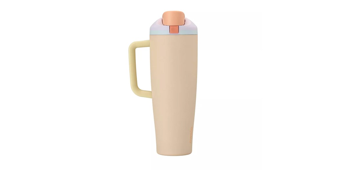 Owala 40oz FreeSip Tumbler Stainless Steel Water Bottle-Sandy Shores