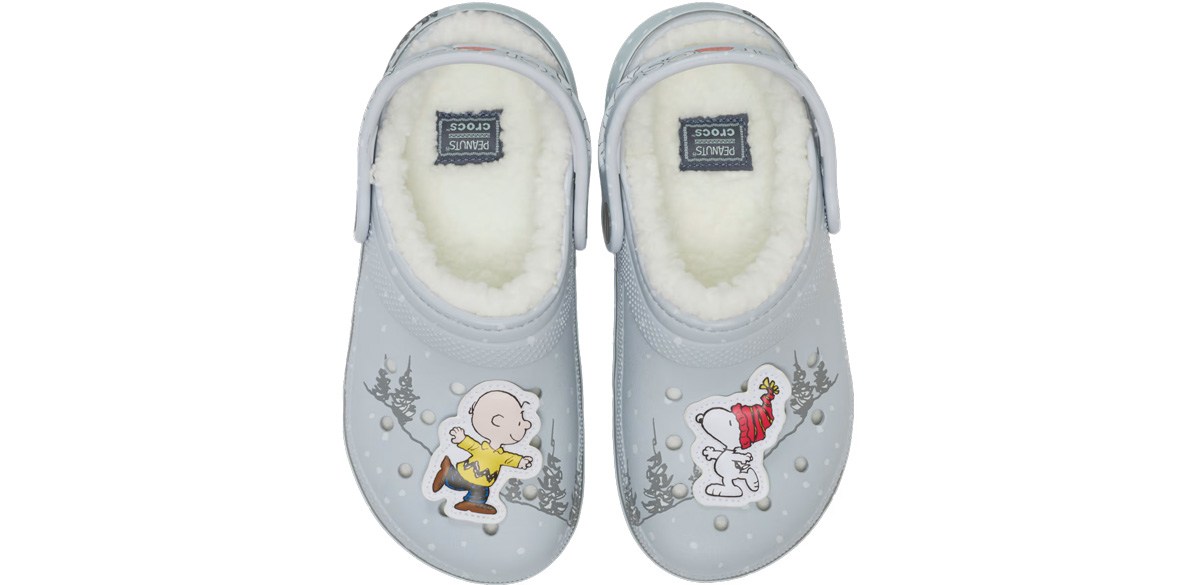 Kids' Peanuts Holiday Classic Lined Clog-Multi