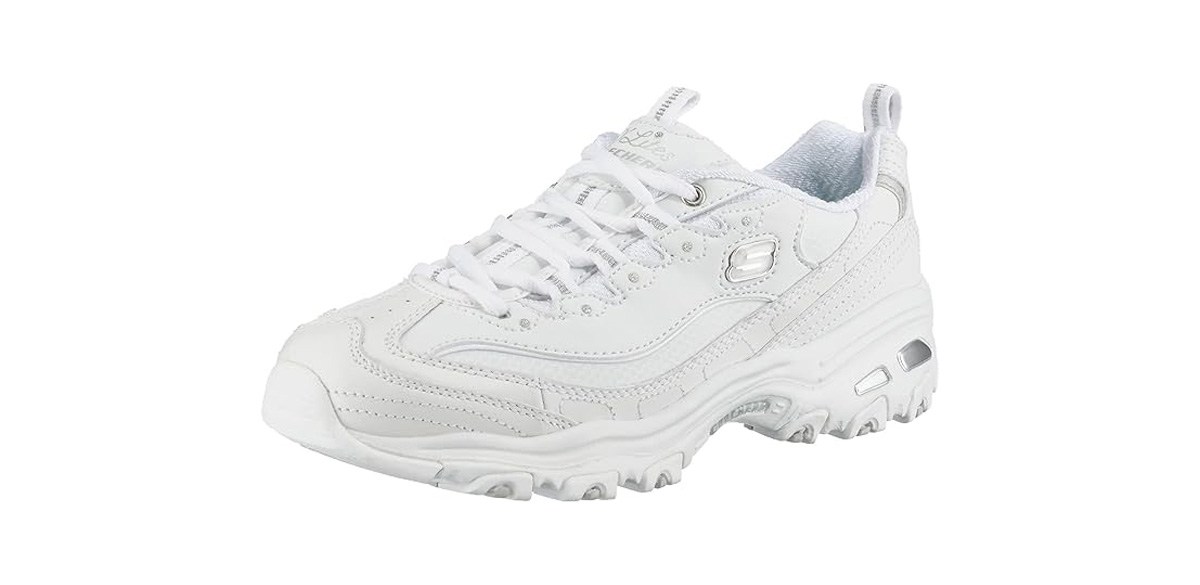 Skechers Women's D'Lites Fresh Start Memory Foam Lace-up Sneaker