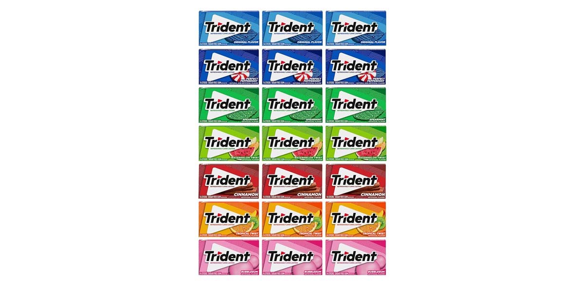 Trident Sugar-Free Gum Variety Pack