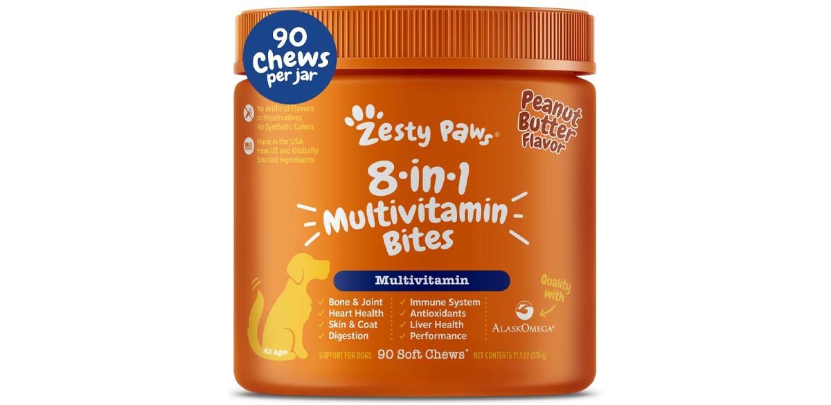 Zesty Paws Multivitamin Treats for Dogs