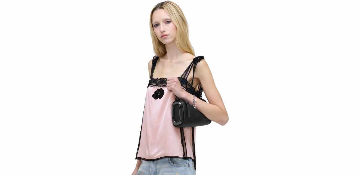 The Leather Snapshot Shoulder Bag