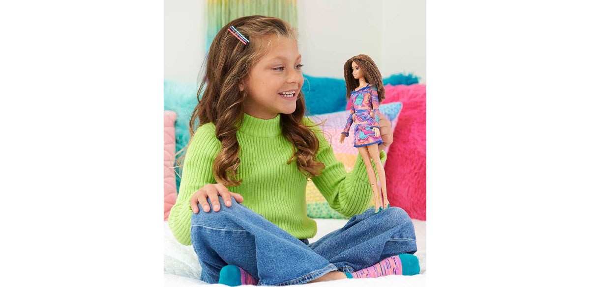 Barbie Fashionistas Doll #206 with Crimped Hair &amp; Freckles
