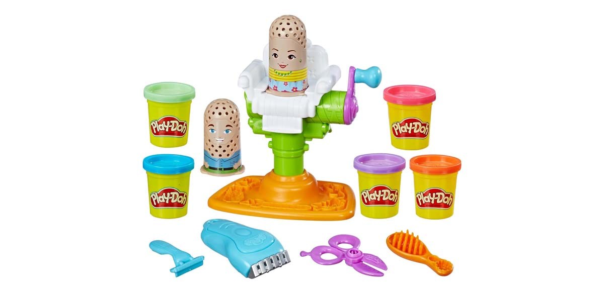 Play-Doh Buzz 'n Cut Fuzzy Pumper Barber Shop Set
