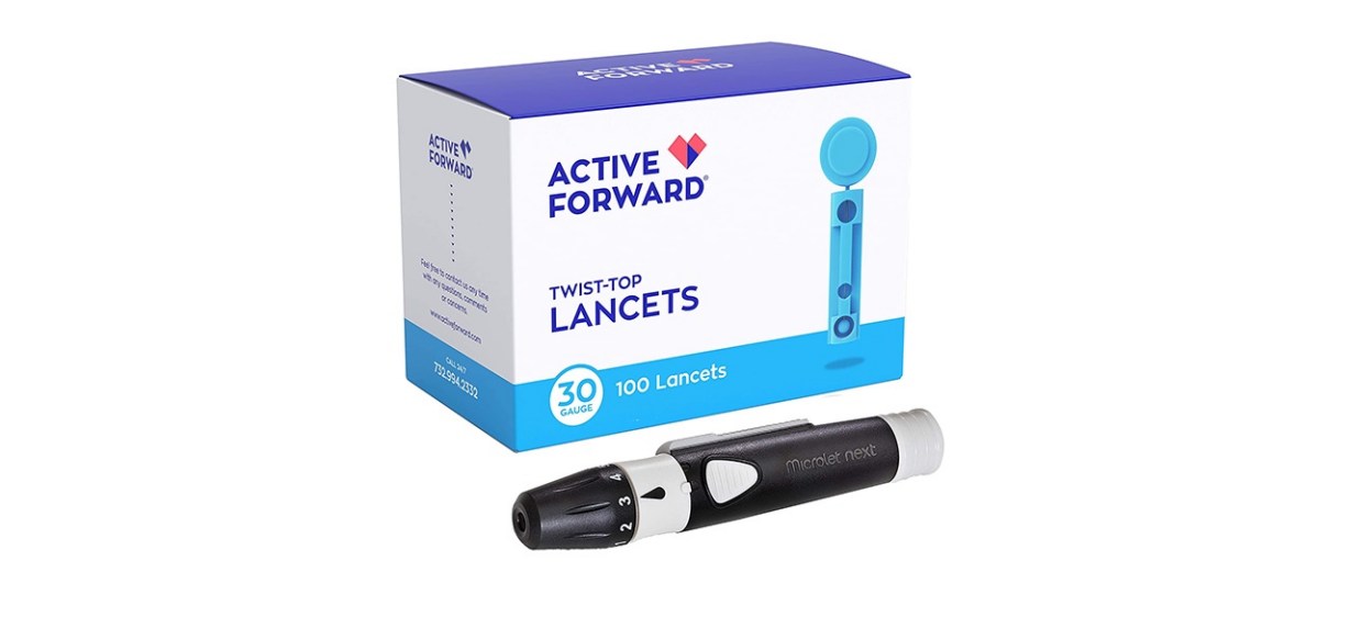 Active Forward Microlet Lancing Device