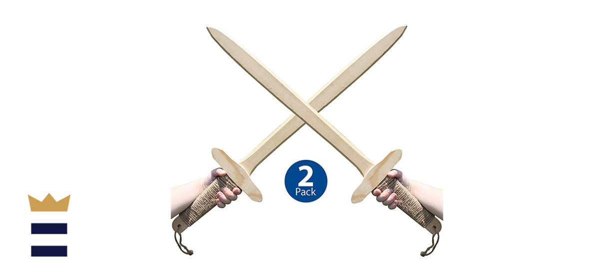 Adventure Awaits! Wooden Sword 2-Pack