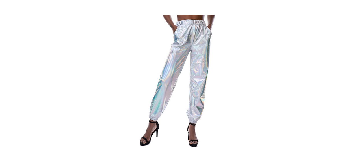 Best Women’s Shiny Metallic Pants 