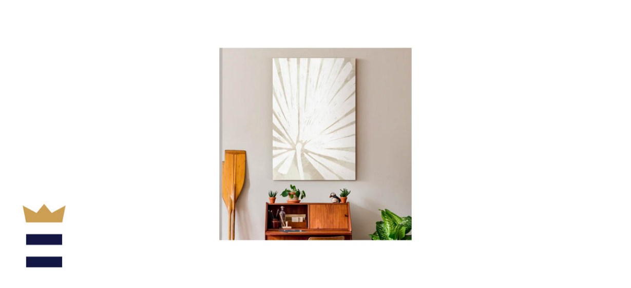 Bay Isle Home™ Linen Tropical Silhouette IV - Wrapped Canvas Print