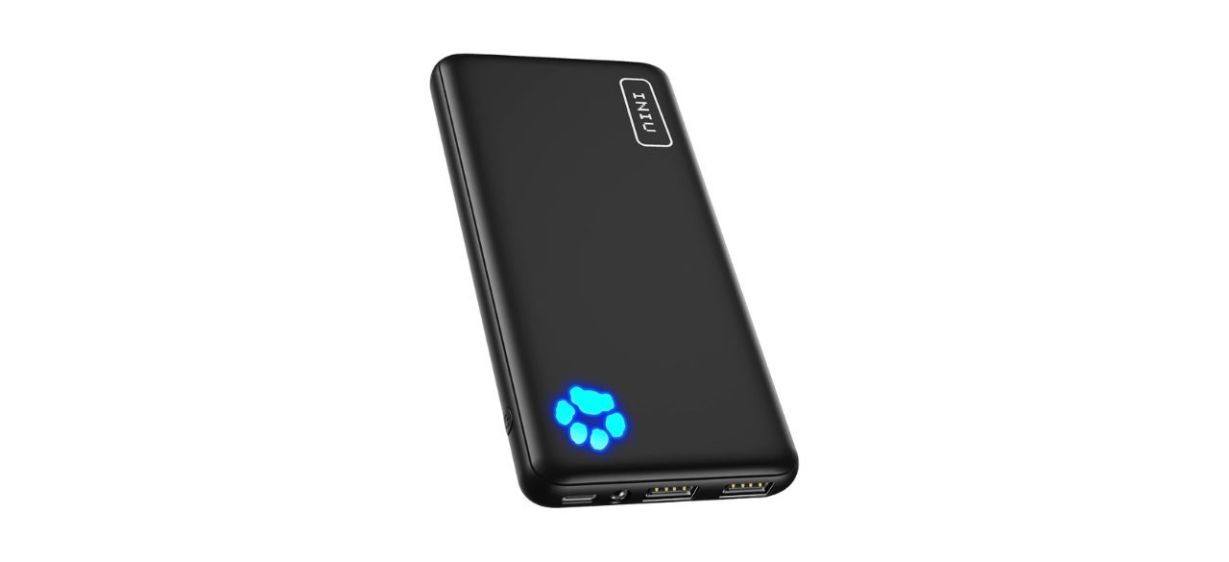 Iniu Portable Charger on white background