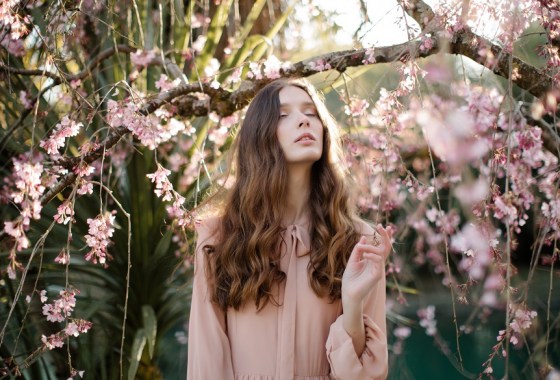 Best blush maxi dress