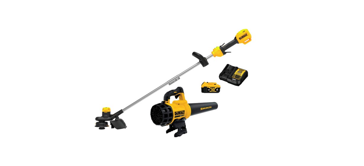 Best Dewalt 20-Volt Max Cordless String Trimmer and 20-Volt Max XR Brushless Leaf  Blower