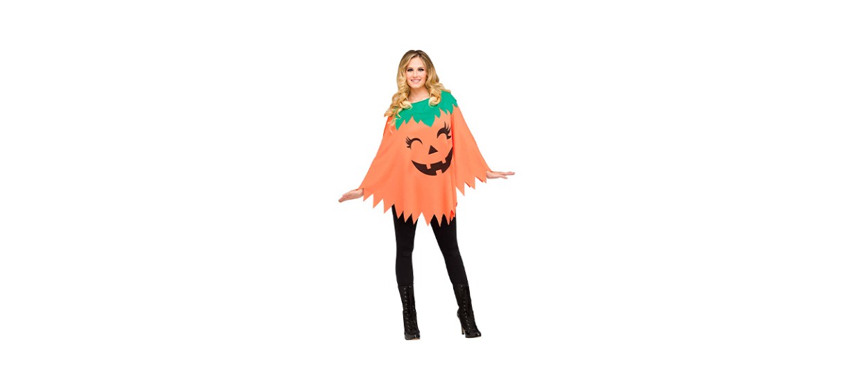 Best Fun World Pumpkin Poncho