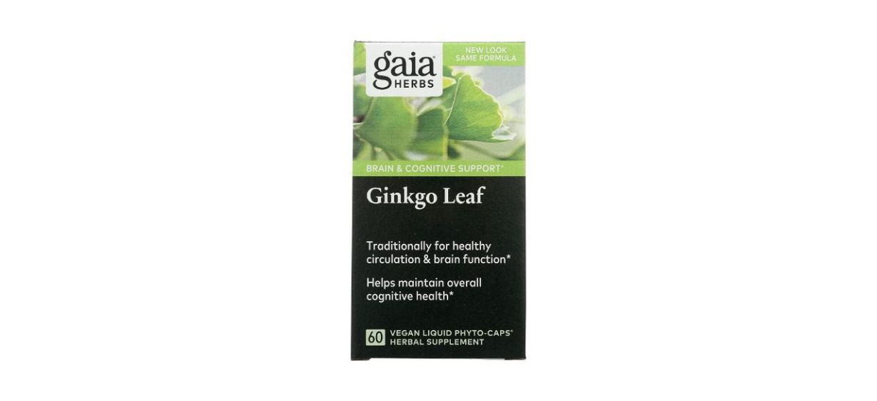 Gaia Herbs Ginkgo Lead Vegan Liquid Capsules