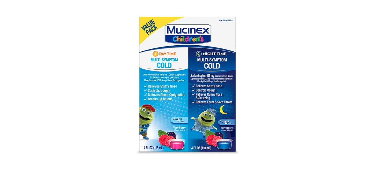 Best Mucinex Children's Multi-Symptom Day and Night Cold