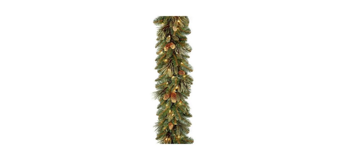 Best National Tree Company Pre-Lit Artificial Christmas Garland
