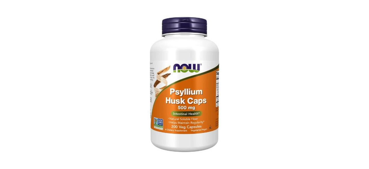 NOW Supplements Psyllium Husk Capsules 