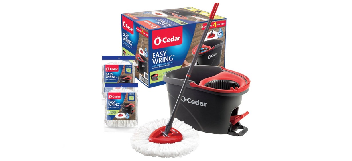 best O-Cedar EasyWring Microfiber Spin Mop best O-Cedar EasyWring Microfiber Spin Mop