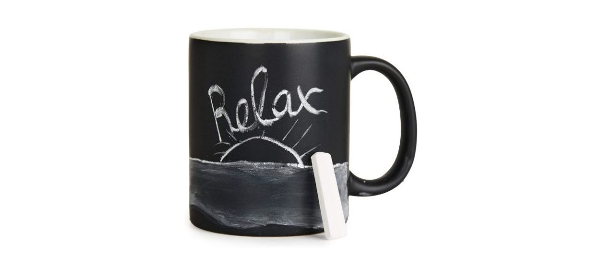 Paladone Personalized Chalkboard Ceramic Coffee Mug