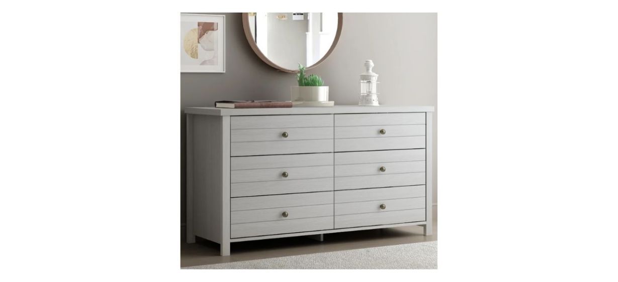 Kiara Six-drawer 51-inch Dresser