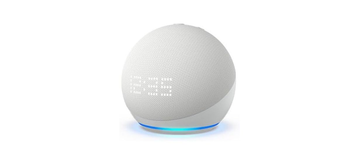 Amazon Echo Dot (5th gen) on white background