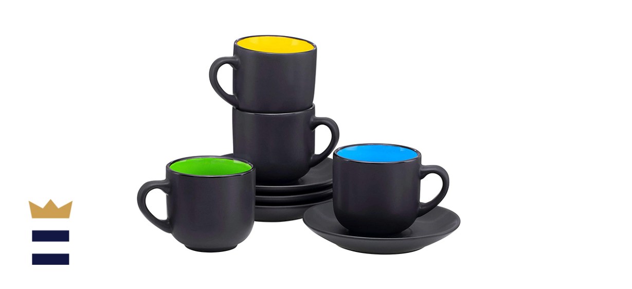 Bruntmore Espresso Cups with Saucers