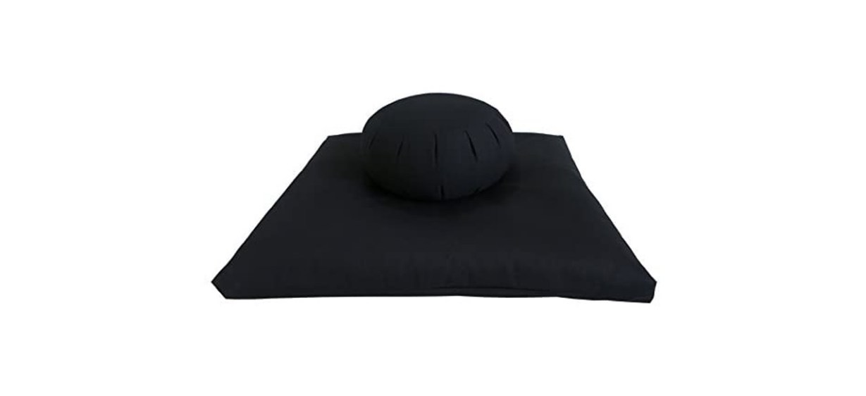 Buckwheat Zafu and Zabuton Meditation Cushion Set