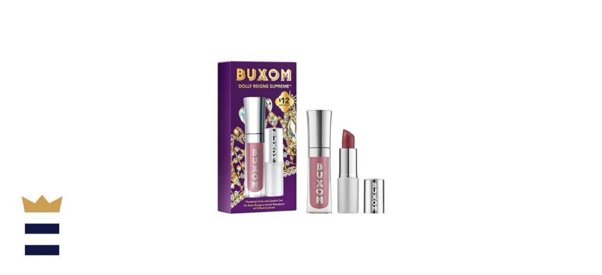 Buxom Dolly Reigns Supreme Mini Plumping Gloss and Lipstick Set