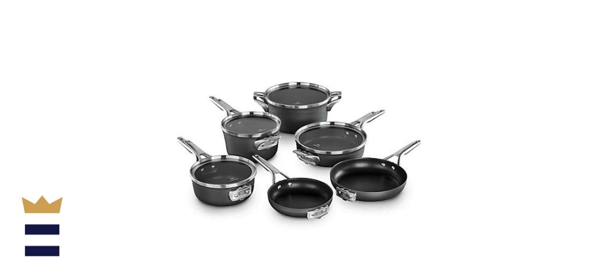 Calphalon Premier Space-Saving Nonstick 10-Piece Cookware Set